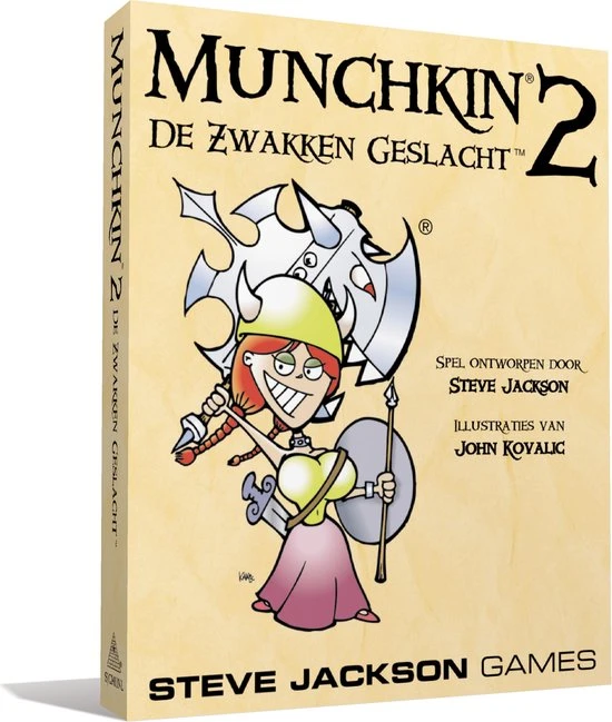 Steve Jackson Games Munchkin 2 De Zwakken Geslacht - Uitbreiding - Kaartspel 3 Steve Jackson Games Munchkin 2 De Zwakken Geslacht - Uitbreiding - Kaartspel
