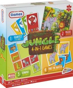 Grafix 4-in-1 Kaartspellen Voor Kinderen | Thema Jungle | Kwartet - Memory - Domino - Puzzel | Denkspel | Geschikt Voor Kinderen Vanaf 5 Jaar 15 Grafix 4-in-1 Kaartspellen Voor Kinderen | Thema Jungle | Kwartet - Memory - Domino - Puzzel | Denkspel | Geschikt Voor Kinderen Vanaf 5 Jaar -Spellen Kast 550x649 5