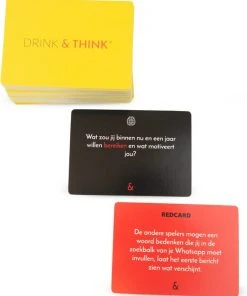 Drink & Think - Party Game - Drankspel Met Kaarten - Drank Kaartspel -Spellen Kast 550x673 3