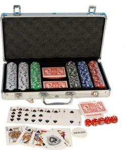 Overige Merken Poker Set Aluminium Koffer