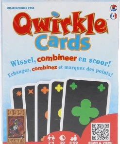 999 Games Qwirkle Cards Kaartspel -Spellen Kast 550x691 3