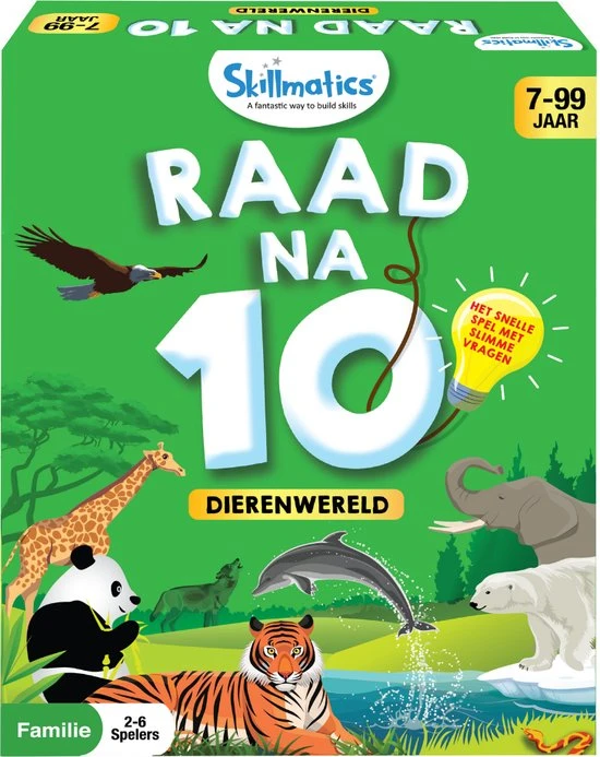 Skillmatics Wijzer Over De Basisschool - Raad Na 10 - Dierenwereld 4 Skillmatics Wijzer Over De Basisschool - Raad Na 10 - Dierenwereld - Afbeelding 2
