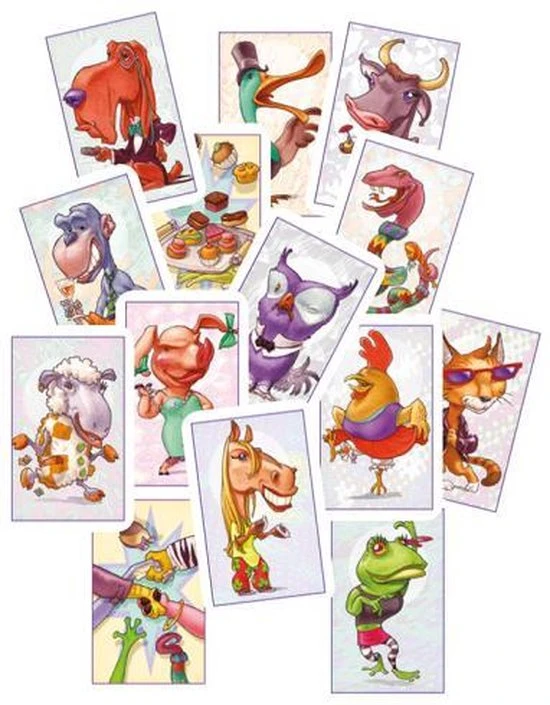 999 Games Party Animals Kaartspel 12 999 Games Party Animals Kaartspel - Afbeelding 10