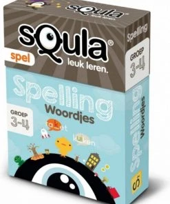 Identity Games Squla Spelling/ Woordjes Groep 3-4 Educatief Kaartspel -Spellen Kast 550x712 3