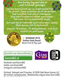 Gam'inBIZ Orchard: Solospel Met 9 Kaarten - Kaartspel - Solitaire 8 Gam'inBIZ Orchard: Solospel Met 9 Kaarten - Kaartspel - Solitaire -Spellen Kast 550x731 1