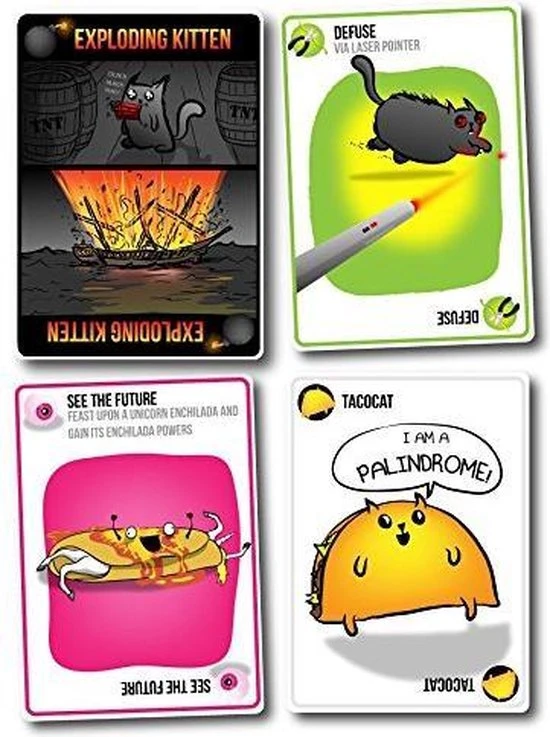 Exploding Kittens Original Edition - Engelstalig Kaartspel 5 Exploding Kittens Original Edition - Engelstalig Kaartspel - Afbeelding 3