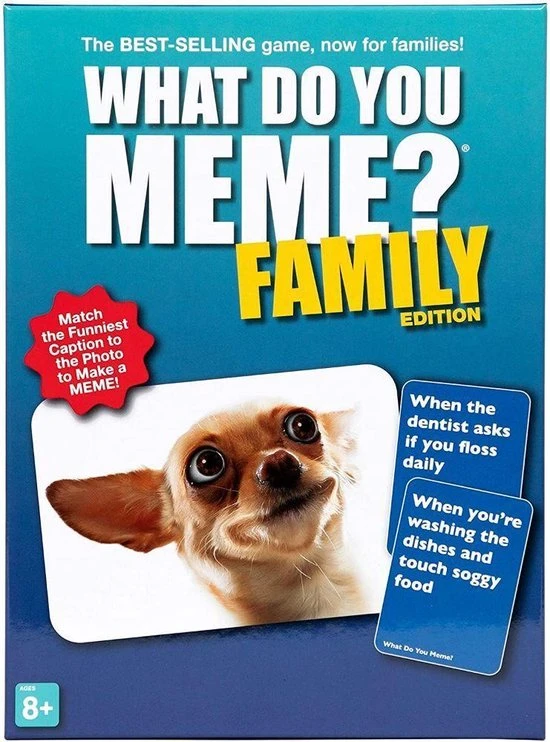 Megableu What Do You Meme Familie Nederlandstalig - Kaartspel - Familiespel - Partyspel Vol Humor! 8 Megableu What Do You Meme Familie Nederlandstalig - Kaartspel - Familiespel - Partyspel Vol Humor! - Afbeelding 6