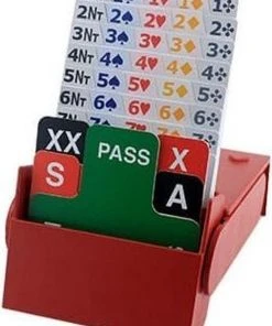 Speelkaartenshop Set Van 4 "Super" Biedboxen + Bridge Speelkaarten + Bridge Scoreblok -Spellen Kast 550x750 5