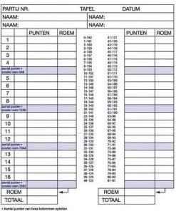 Haza 2x Scoreblokken Klaverjassen 50 Vellen - Kaartspellen - Familiespelletjes - Klaverjassen Score Notitieblok 2 Stuks -Spellen Kast 550x755 5