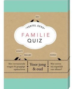 Elma Van Vliet Vertel Eens - Familie Quiz