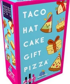 Blue Orange Gaming Taco Hat Cake Gift Pizza
