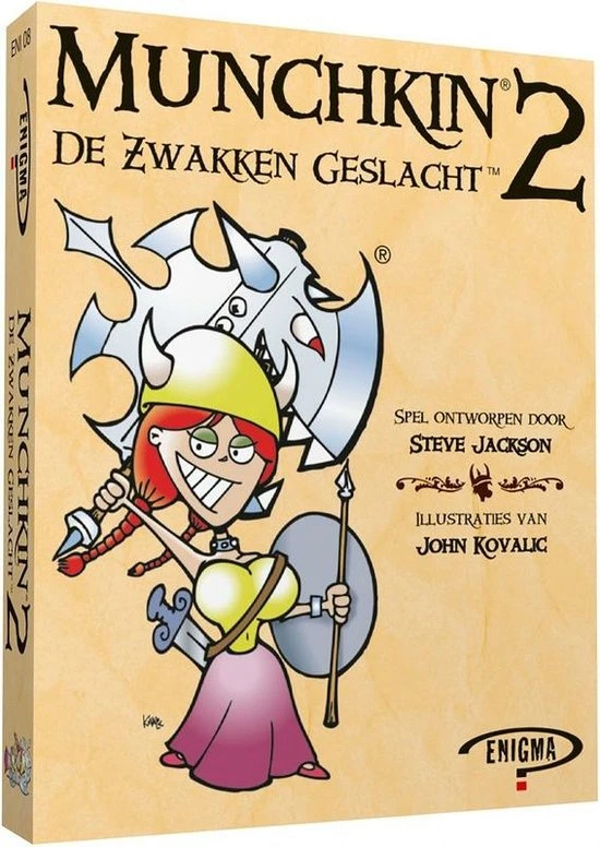 Steve Jackson Games Munchkin 2 De Zwakken Geslacht - Uitbreiding - Kaartspel 5 Steve Jackson Games Munchkin 2 De Zwakken Geslacht - Uitbreiding - Kaartspel - Afbeelding 3