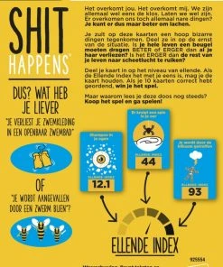 Goliath Shit Happens: Familie Editie 14+ - Nederlandstalig Kaartspel - Partyspel -Spellen Kast 550x776