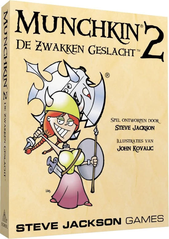 Steve Jackson Games Munchkin 2 De Zwakken Geslacht - Uitbreiding - Kaartspel 6 Steve Jackson Games Munchkin 2 De Zwakken Geslacht - Uitbreiding - Kaartspel - Afbeelding 4