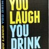Merkloos You Laugh You Drink - Party Game - Drankspel -Spellen Kast 550x781
