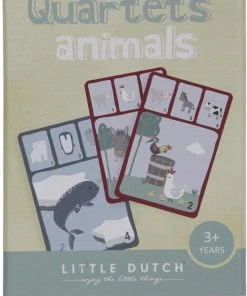 Little Dutch Spel Kwartet - Dieren -Spellen Kast 550x785