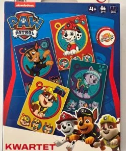 Stemen Kwartet Paw Patrol - Kwartet Voor Kinderen - Dieren - Spelkaarten - Kaarten - Kaartspellen - Kwartetten - Spel - Voor Kinderen - Vanaf 4 Jaar