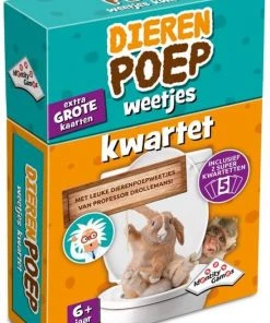 Identity Games Dierenpoep Weetjes Kwartet