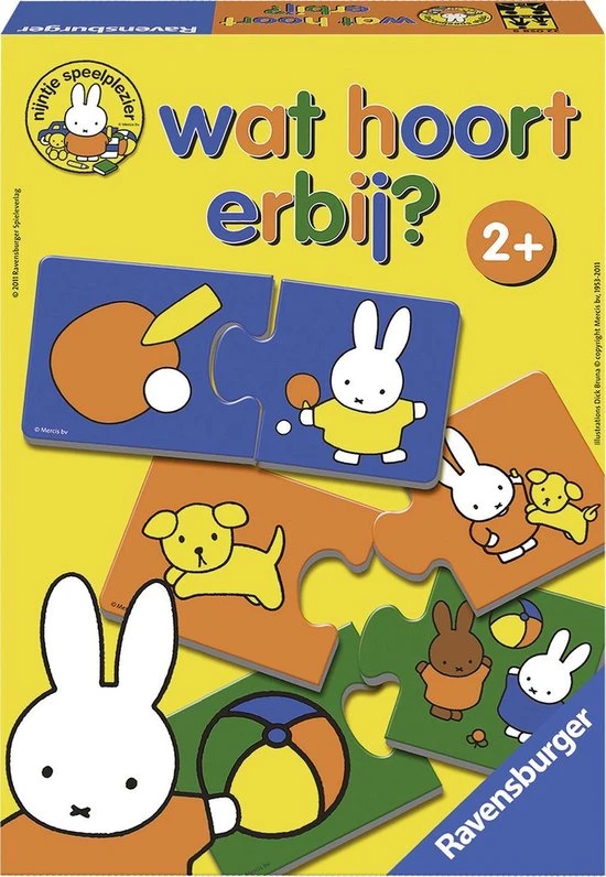 Ravensburger Nijntje Wat Hoort Erbij - Kinderspel 8 Ravensburger Nijntje Wat Hoort Erbij - Kinderspel - Afbeelding 6