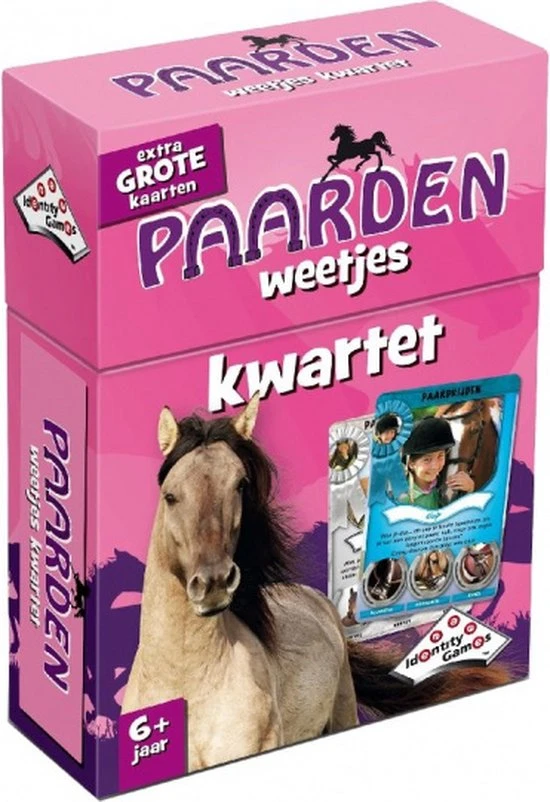 Identity Games Paarden Weetjeskwartet 4 Identity Games Paarden Weetjeskwartet - Afbeelding 2