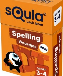 Identity Games Squla Spelling/ Woordjes Groep 3-4 Educatief Kaartspel -Spellen Kast 550x806 1