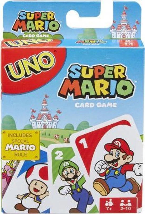 Mattel Games Kaartspel Uno Super Mario Junior 112-delig 3 Mattel Games Kaartspel Uno Super Mario Junior 112-delig