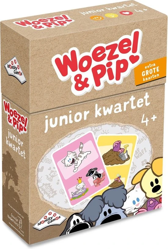 Identity Games Woezel & Pip Junior Kwartet 3 Identity Games Woezel & Pip Junior Kwartet
