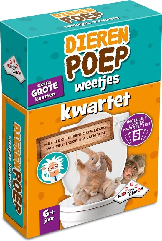 Identity Games Dierenpoep Weetjes Kwartet 6 Identity Games Dierenpoep Weetjes Kwartet - Afbeelding 4