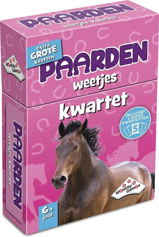 Identity Games Paarden Weetjeskwartet 6 Identity Games Paarden Weetjeskwartet - Afbeelding 4