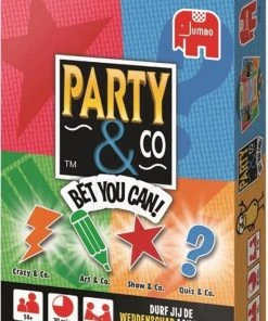 Jumbo Party & Co Bet You Can - Gezelschapsspel - Kaarten - Bordspel - Familie - Familiespel - Vrienden -Spellen Kast 550x820 6