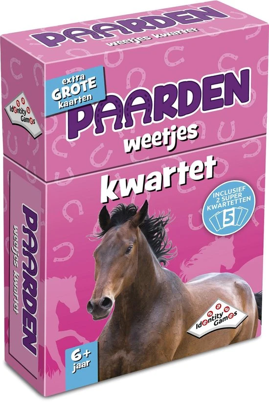 Identity Games Paarden Weetjeskwartet 3 Identity Games Paarden Weetjeskwartet
