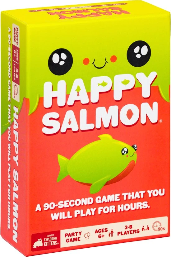 Exploding Kittens Happy Salmon - Engelstalig Kaartspel 3 Exploding Kittens Happy Salmon - Engelstalig Kaartspel
