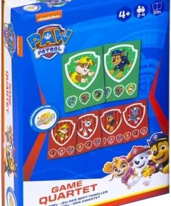 Kwartet Paw Patrol - Kwartet Voor Kinderen - Dieren - Spelkaarten - Kaarten - Kaartspellen - Kwartetten - Spel - Voor Kinderen - Vanaf 4 Jaar