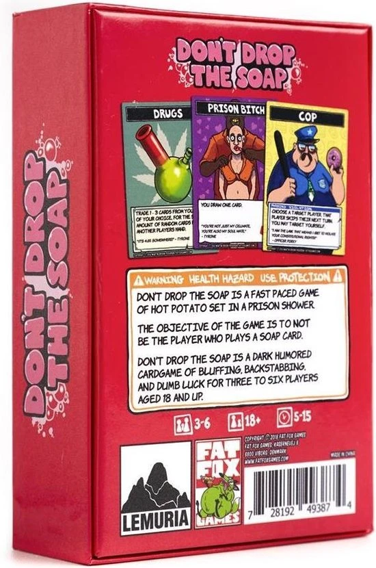 Lemuria Don't Drop The Soap - Kaartspel 4 Lemuria Don't Drop The Soap - Kaartspel - Afbeelding 2