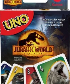 UNO Jurassic World 3 - Mattel Games - Kaartspel -Spellen Kast 550x836